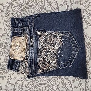 MISS ME Boot Cut Jeans. Size 28 Inseam 31"